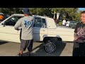 57 CHEVY BEL AIR LOWRIDERS HOPPING in California