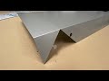Alucobond cutting and V-grooving for construction panels