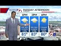 WPRI 12 Weather Forecast 7/29/24  Drier Warmer Tuesday