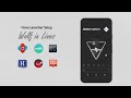 Best Nova Launcher Setup 2018 | Wolf in Lines | Epic Minimilaistic Dark Setup