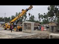 #Jandu Construction Pre Cast Culvert Installation Video #jcb Ki Khudai Part 2