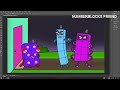 NB 5 took out her anger on NB 6 - Numberblocks fanmade coloring story