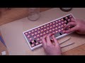 my first time building a keyboard & sound test [KBD67 lite R4]