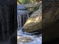 the end of the creek is waterfalls 溪水的终点是瀑布