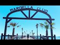 Marbella Beach 🤩| Marbella to Puerto Banus | June 2024 | sunshine walking tour | Malaga | Spain | 4K