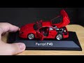Herpa 1/43 Ferrari F40 | 1987 Ferrari F40 | ASMR unboxing