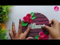 How to Make Welcome Door Hanger || Decor Decor Idea || Cardboard Craft Idea || DIY Wellcome Board