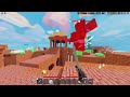 So I played with a Level 100 Player in Roblox BedWars...