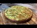 These are the most delicious zucchini I've ever eaten! More zucchini than dough!