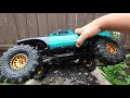 Playing on the rocks with the Traxxas TRX4 Hard Body Mojave ii, New Camera!