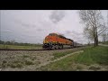 Railfanning the BNSF Transcon in Olathe, Shawnee and BNSF Fort Scott Sub in Olathe, KS on 4-12-17