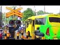 Railway Crossing Gate Bar ||  Railway Crossing ||  Ka Bbm Pertamina Ka Kamandaka