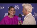 Patrick Dempsey takes Yahoo mic, interviews Ellen Pompeo