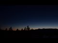 norwegian winter sunset timelaps