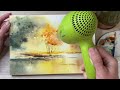 Luminosity and Light in a Watercolour Landscape | Loose Expressive Painting Style Demonstration