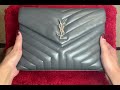 👜YSL Medium LouLou in Storm Grey👜 #ysl #whatsinmybag