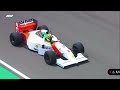 Vettel drives Senna's historic 1993 McLaren Mp4/8 at Imola