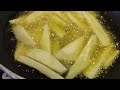 Frying french fries with olive oil 🫒🍟