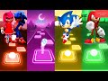 Sonic Amy Exe Vs Shadow Vs Sonic Origins Vs Knuckles Tiles Hop Gameplay