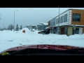 Seward AK Main St Snow