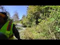 TRIMMING OVERHANGING BRUSH FROM DRIVEWAY FOR MOWING PT 3