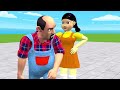 Scary Teacher 3D vs Squid Game Baby Doll Choose Dress Or Superhero Suit Beautiful 5 Times Challenge