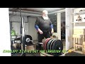 Yngve Gustafsson 64 år kronlyft 310 kg ” det var längesen ” feb 2024