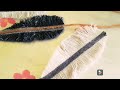 #diy#jeanscraftDiy denim feathers/ feather making for dream catcher/jeans reuse ideas