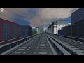 First Person Train Ride | Dove River - City Express Line | Cities: Skylines