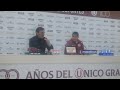 Declaraciones de Fabián Bustos y Aldo Corzo | Universitario 2-1 Alianza Lima | Clausura 2024