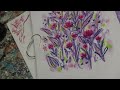 super fun chill sketchbook time | trying water-soluble pastels