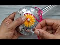 Amazing Hand Embroidery Flower making idea | Super easy Woolen Yarn Flower making idea with Ladle