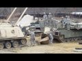 M88A1 pulling M1  Power Pack
