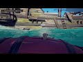 Sea of Thieves shark boosts me to help me sink a ship lol