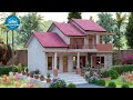 Pretty 3-Bedroom Loft-Type Small House Design Idea, Elegant and Beautiful Small house design Ideas