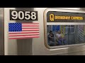 NYC Subway: AM Rush Hour R160 Q Train Action in 2023