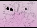 Mangle and Golden Freddy speedpaint! || sketch/line-art