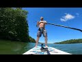 Stand Up Paddle Board - McBride - Learning to stand up