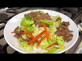 Cabbage And Beef Stir Fry | Tender And Juicy Beef And Vegetable Stir Fry Without Oyster Sauce