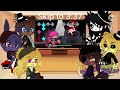 FNAF 1 Reacts To Friday Night Funkin' Nerves & Animal But Everyone Sings It || Gacha Club