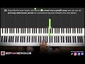 Josh Hutcherson - Whistle (Piano Tutorial Lesson)