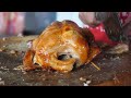 Straw-fired chicken! Local charcoal-grilled chicken video collection