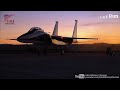 F-15 & F-16 Full Afterburner Test on the Ground (Afterburner Run)