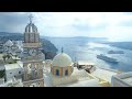 FLYING OVER SANTORINI 4K UHD - Relaxing Music Along With Beautiful Nature Videos - 4K UHD TV