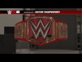 WWE 2K16: HOW TO MAKE THE WWE UNIVERSAL CHAMPIONSHIP!
