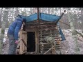 Man Digs a Hole in the Forest and Turns it Into an Amazing CABIN | Start to Finish @forestpaths