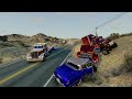 BeamNG Drive | ☠️🔥 DEADLY 🔥☠️ Truck and Car Crashes PART 3 | with 4K - Resolution