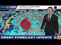 Debby Forecast Update