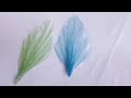 Rice Paper Palm Leaf Cake Topper Tutorial