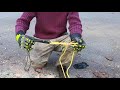 Testing Rope Pocket Chainsaw